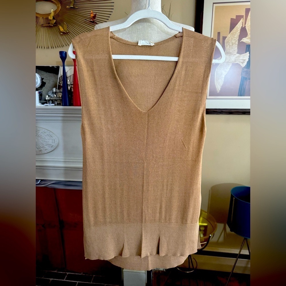 American Vintage Tunic Top in camel size XS / S